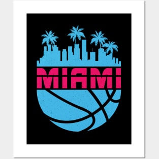 80's Miami Vice Basketball Posters and Art